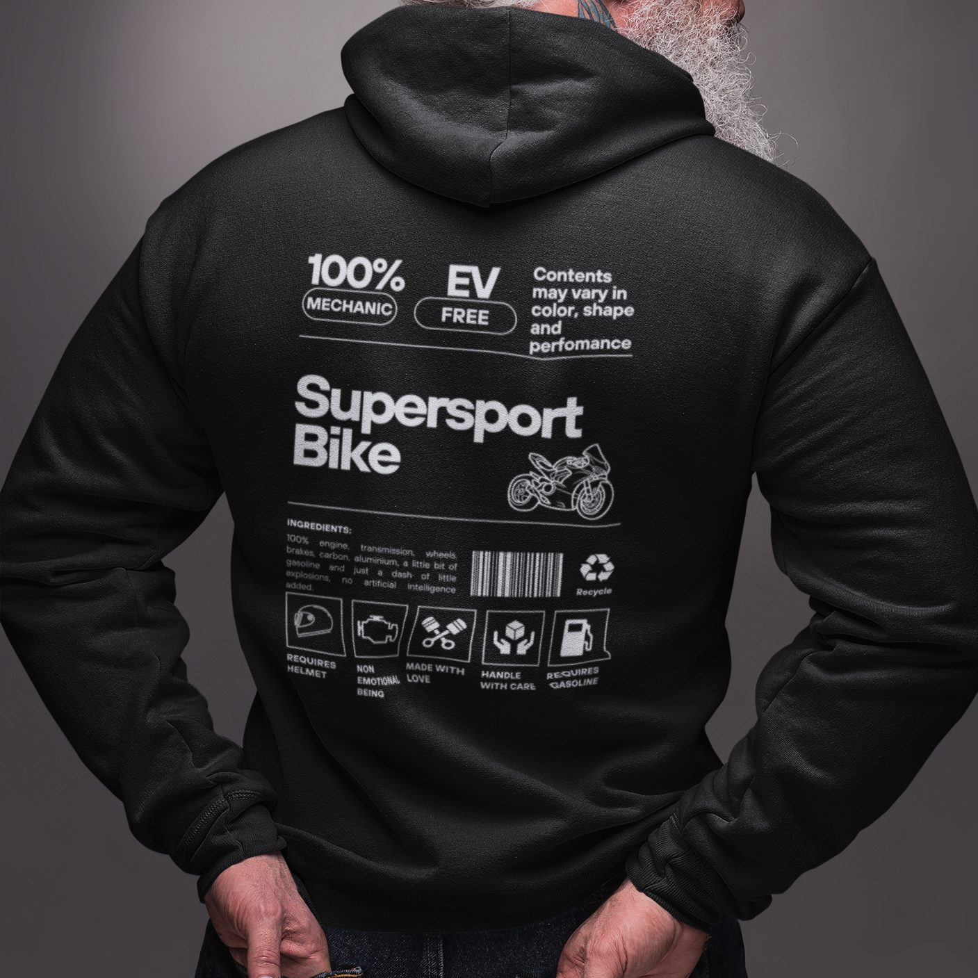 Supersport Bike - Premium Hoodie