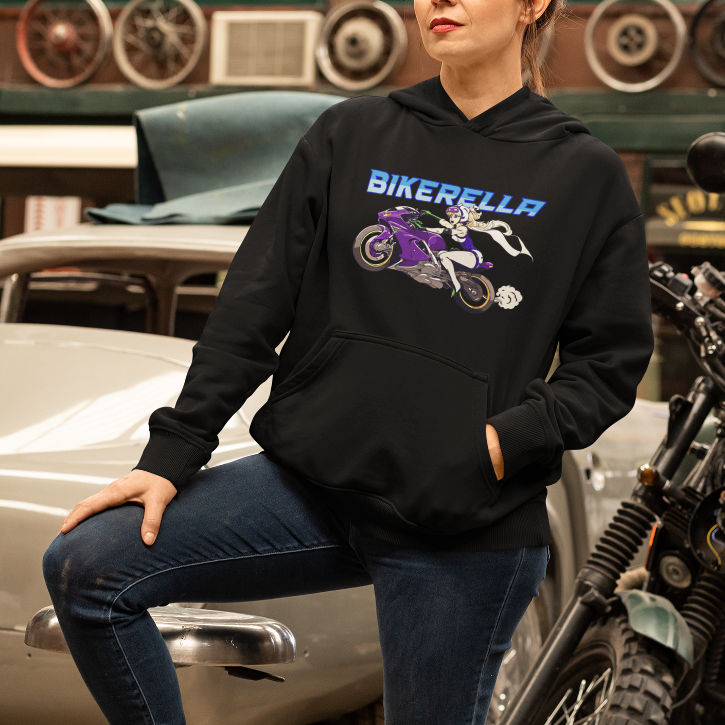 Bikerella - Premium Hoodie