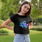 Butterfly - Ladies Cropped Tee