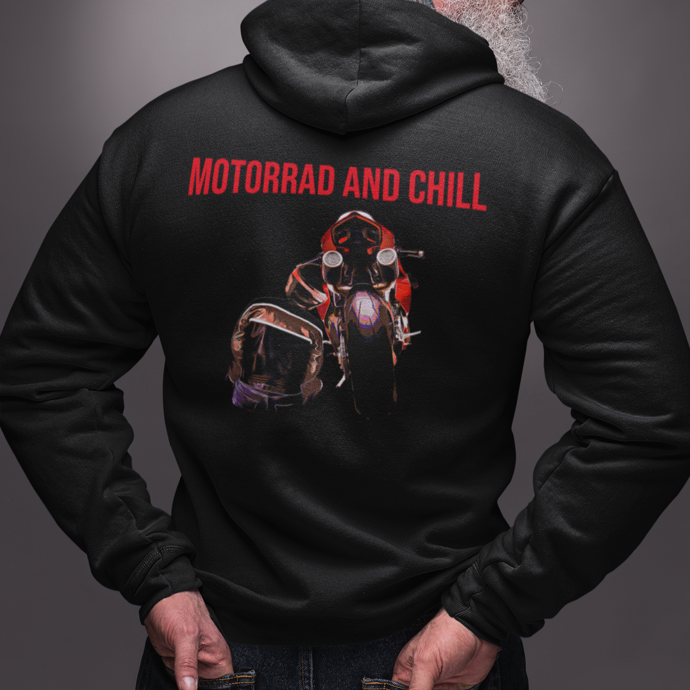 Motorrad and Chill - Premium Hoodie