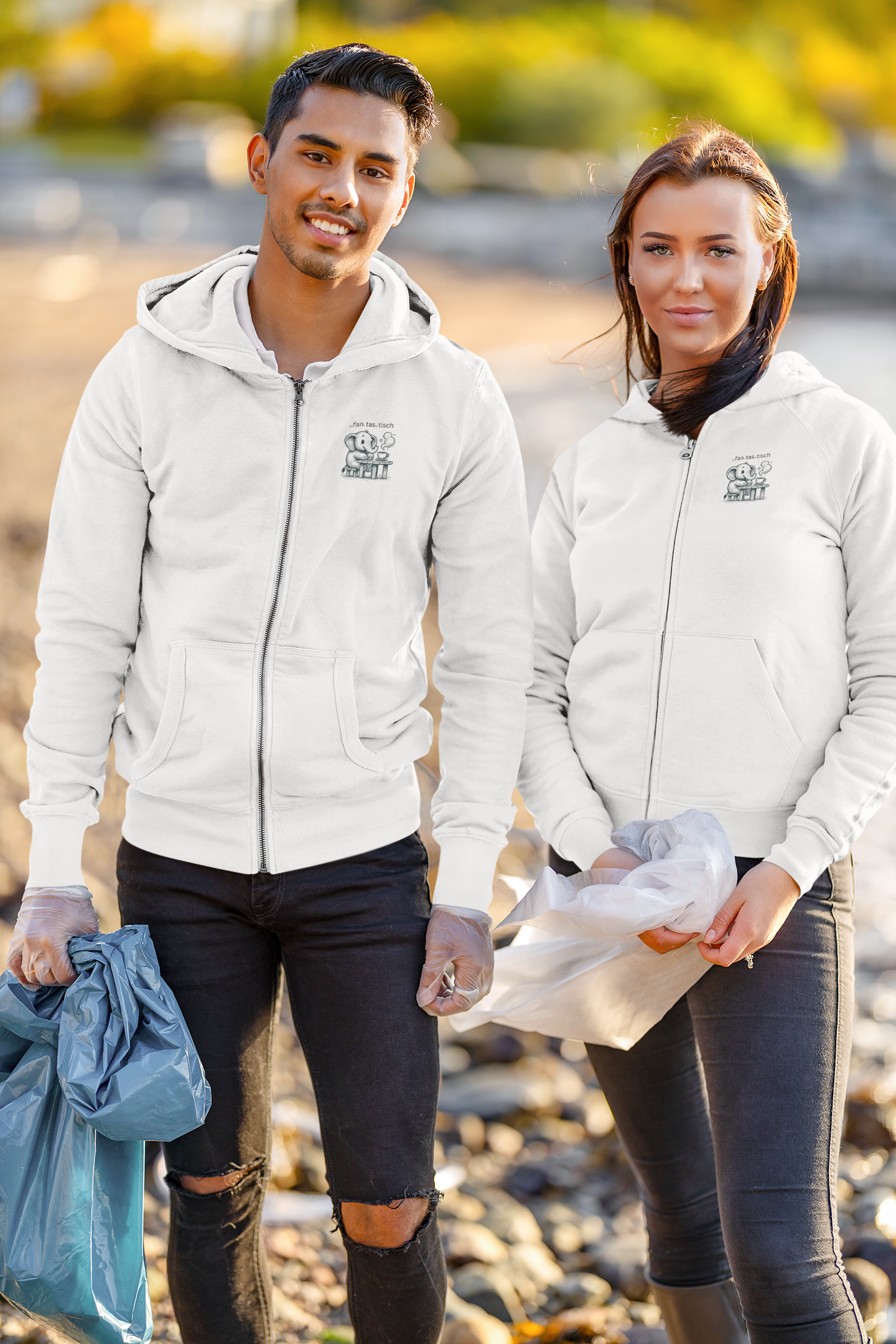 Elefantastisch - Zipper Hoodie Unisex