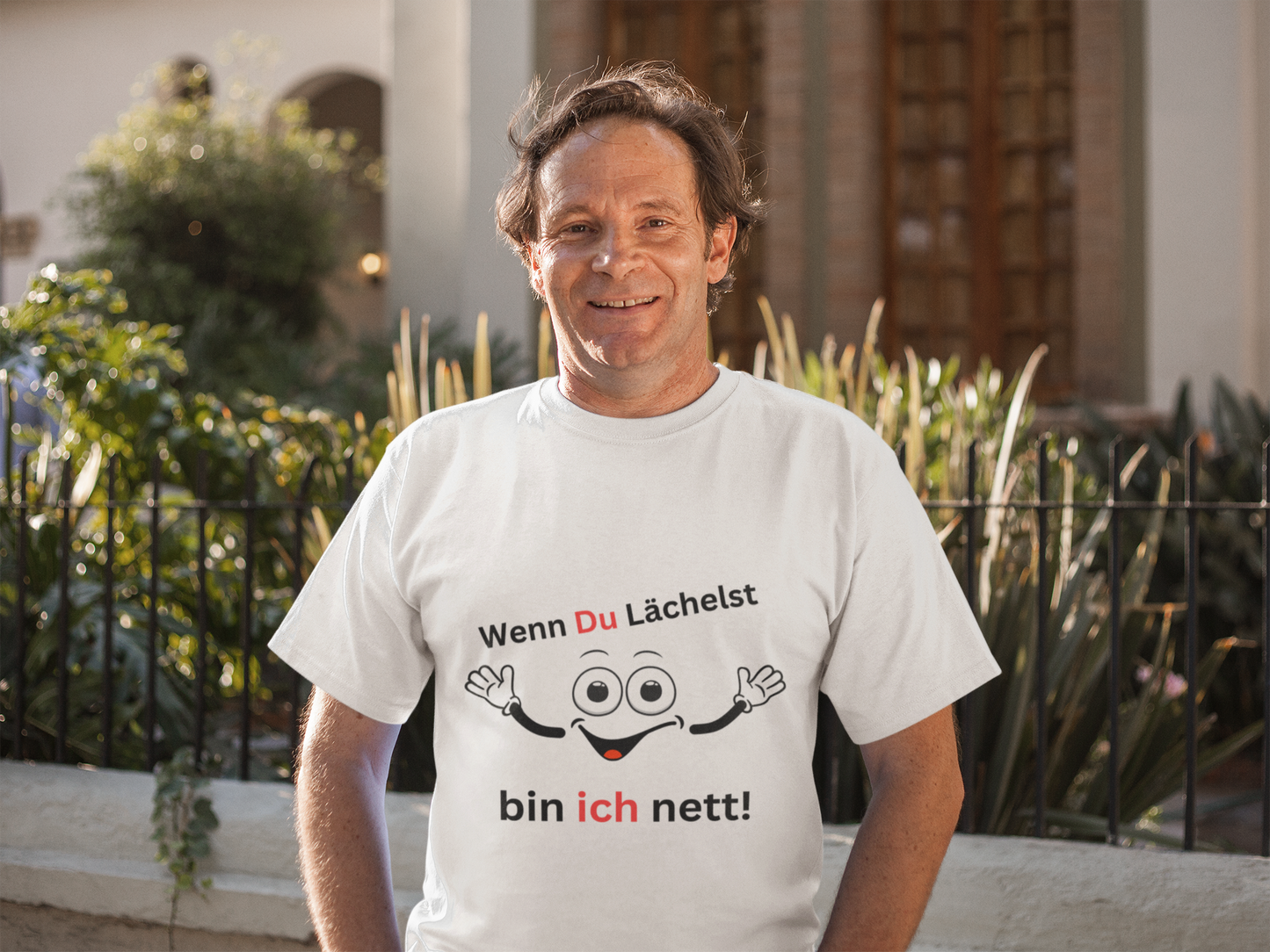 Lächeln - Oversized Shirt