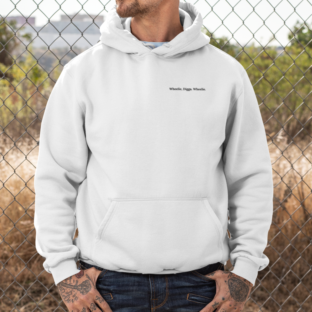 Wheelie, Digga. Wheelie. - Premium Hoodie